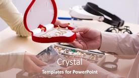  Presentation with old young - Beautiful slides featuring young-woman-visiting-old-male backdrop and a coral colored foreground