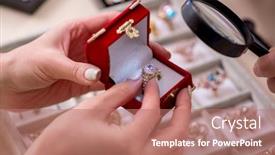  Presentation with old young - Colorful presentation theme enhanced with young-woman-visiting-old-male backdrop and a coral colored foreground