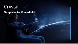  Presentation with movie - PPT layouts enhanced with young-woman-watching-movie-mixed background and a wine colored foreground