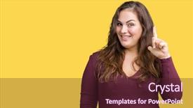  Presentation with plus size fashion model - Beautiful theme featuring young woman wearing a dress backdrop and a tawny brown colored foreground