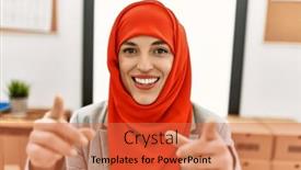  Presentation with arabic woman - 