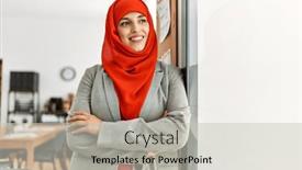  Presentation with arabic woman - 