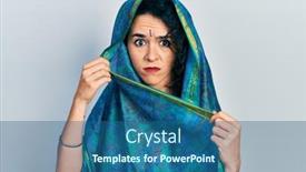  Presentation with indian woman - Slide deck featuring young-woman-wearing-bindi-wearing background and a ocean colored foreground