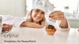  Presentation with cupcake - 