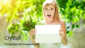  Presentation with dentistry - Amazing theme having young woman with a beautiful smile with healthy teeth with flowers face of a beautiful positive girl concept on the subject of dentistry stomatology dental care backdrop and a mint green colored foreground