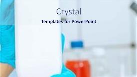  Presentation with food additives - Slides enhanced with young-woman-with-a-plastic background and a  colored foreground