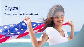  Presentation with indian flag - Slide deck with enter cars in the golf background and a sky blue colored foreground