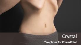  Presentation with anorexia - Amazing slide set having young woman with anorexia backdrop and a dark gray colored foreground