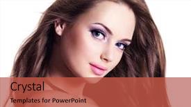  Presentation with indian woman bridal face - Beautiful slide deck featuring young woman with beautiful face backdrop and a  colored foreground