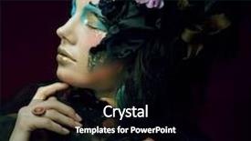  Presentation with carnaval - Amazing slides having bright make up with carnaval backdrop and a black colored foreground