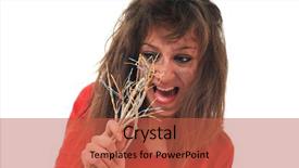  Presentation with electrical - Colorful presentation theme enhanced with young-woman-with-dark-face backdrop and a red colored foreground