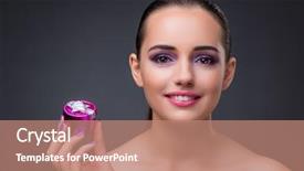  Presentation with marriage - Beautiful PPT layouts featuring young woman with diamond ring proposal for marriage backdrop and a coral colored foreground