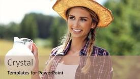  Presentation with milk - 