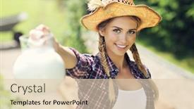  Presentation with milk - 