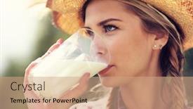  Presentation with milk - 