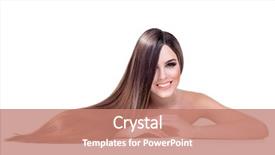  Presentation with real woman hair texture human - Presentation with man searching for documents in archive background and a yellow colored foreground