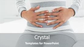  Presentation with stomach - Presentation design featuring prague - city czech republic background and a light gray colored foreground