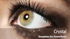  Presentation with multiracial team of young doctors stacking hands - Presentation theme consisting of young woman with tear drop background and a tawny brown colored foreground