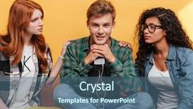  Presentation with love music - Beautiful presentation theme featuring young women fall in love backdrop and a  colored foreground