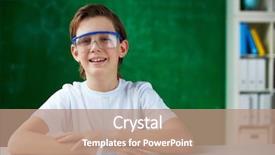  Presentation with smiling paramedic sitting in ambulance - Slides enhanced with youngsters tubing - portrait of smiling schoolboy sitting background and a coral colored foreground