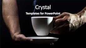  Presentation with black hands - Slide set with your advertising smoke from hot background and a black colored foreground