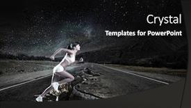  Presentation with motivation - PPT theme enhanced with your-best-motivation-mixed-media background and a black colored foreground