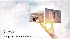  Presentation with dream - Amazing theme having your-dream-house-design-mixed backdrop and a pink colored foreground