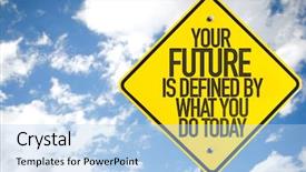  Presentation with today - Audience pleasing PPT layouts consisting of your future is defined backdrop and a light blue colored foreground