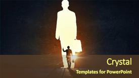  Presentation with future plan - Slide set having your great plans for future background and a  colored foreground