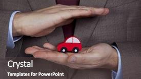  Presentation with best solution - Slide set featuring your professional car insurance solution background and a dark gray colored foreground