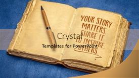  Presentation with inspire - Slides with your-story-matters-share background and a yellow colored foreground