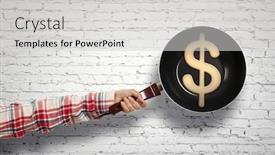  Presentation with recipe - PPT theme consisting of your-success-recipe-mixed-media background and a light gray colored foreground