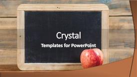  Presentation with school board - Cool new PPT theme with your text the apple backdrop and a dark gray colored foreground