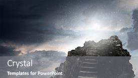  Presentation with navigate success - Slides enhanced with your-way-up-to-success and a gray colored foreground