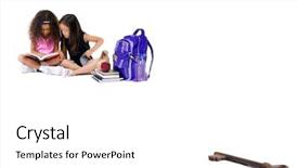  Presentation with key education - Presentation featuring yoursunlock - going to school is background and a  colored foreground