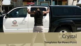  Presentation with black youth - Slides enhanced with youth gang - young black man is up background and a coral colored foreground