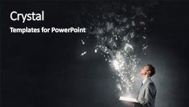  Presentation with book - Slide set having youth law - businessman with opened book background and a  colored foreground