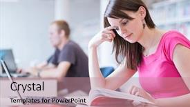  Presentation with law school - PPT theme enhanced with youth law - library - pretty female background and a coral colored foreground