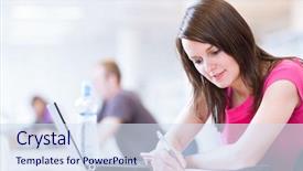  Presentation with law school - Amazing presentation theme having youth law - library - pretty female backdrop and a sky blue colored foreground