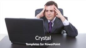  Presentation with business laptop globe - Cool new theme with youth leadership - worried business man working backdrop and a dark gray colored foreground