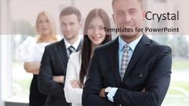  Presentation with team leader - Theme with youth marketing - closeup leader standing in front background and a coral colored foreground