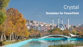  Presentation with youth - Beautiful PPT layouts featuring youth-park-genclik-parki backdrop and a teal colored foreground