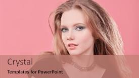  Presentation with pop culture - PPT theme consisting of youth-pop-and-rock-culture background and a coral colored foreground