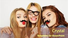  Presentation with lifestyle - Beautiful PPT layouts featuring youth readiness - lifestyle and people concept stylish backdrop and a red colored foreground