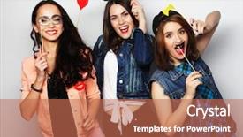  Presentation with best - PPT layouts enhanced with youth readiness - stylish sexy hipster girls best background and a coral colored foreground