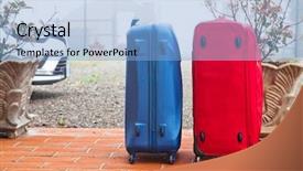  Presentation with ready - Slides having youth readiness - suitcases in front of house background and a light blue colored foreground