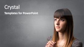  Presentation with black woman praying - Beautiful presentation theme featuring youth sin - young woman praying backdrop and a  colored foreground