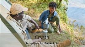  Presentation with youthful - Slide deck enhanced with youthful-african-american-boy background and a coral colored foreground