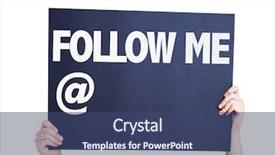  Presentation with space - Slides enhanced with youtube - follow me with a copy background and a ocean colored foreground