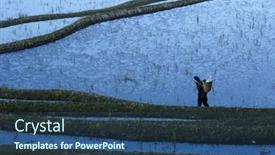  Presentation with old china - PPT layouts with yuanyang-december-18-a-farmer background and a ocean colored foreground